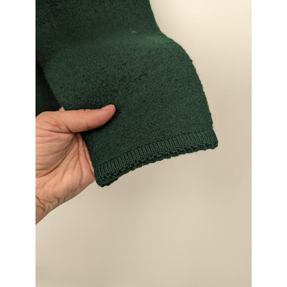 Vintage Tally-Ho 100% Wool Green Cardigan Jacket Gold Buttons Women’s Small - Picture 10 of 12